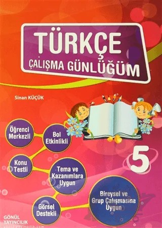 Türkçe Çalışma Günlüğüm 5 – Sinan Küçük – Gönül Yayıncılık kitap kapağı