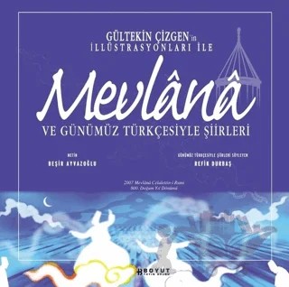 Mevlana ve Günümüz Türkçesiyle Şiirleri – Refik Durbaş – Boyut Yayın Grubu kitap kapağı