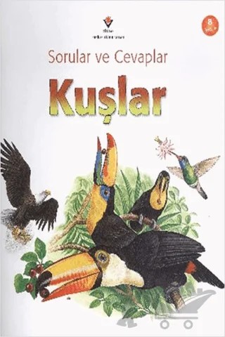 Sorular ve Cevaplar - Kuşlar – Fergus Collins – TÜBİTAK Yayınları kitap kapağı