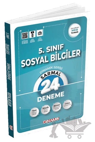 5. Sınıf Sosyal Bilgiler 24 Lü Sarmal Deneme – Kolektif – Dinamo Yayınları kitap kapağı