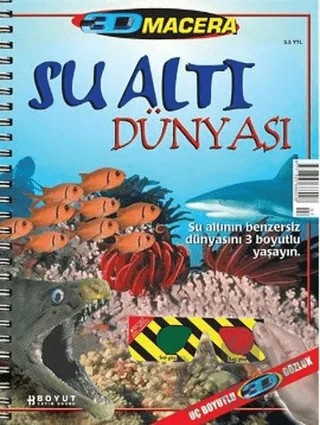 3D Çocuk Dergisi - Sualtı Dünyası – Boyut Yayın Grubu kitap kapağı