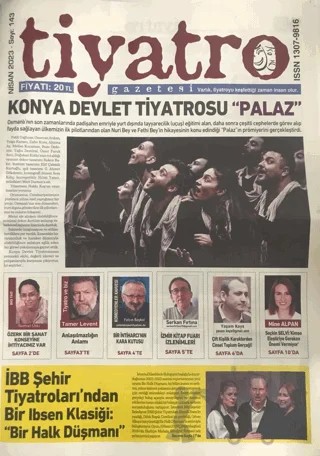 Tiyatro Gazetesi Sayı: 143 - Nisan 2023 – Tiyatro Gazetesi kitap kapağı