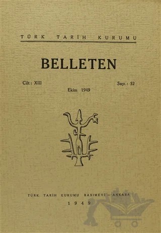 Belleten Sayı: 52 Cilt: 13 – Türk Tarih Kurumu Yayınları kitap kapağı