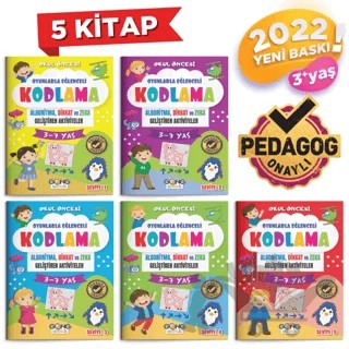 Kodlama Poşetli 5 Kitap – Kolektif – Gong Çocuk kitap kapağı