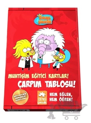 Muhtişim Eğitici Kartlar! - Çarpım Tablosu! – Kolektif – Eksik Parça Yayınları kitap kapağı