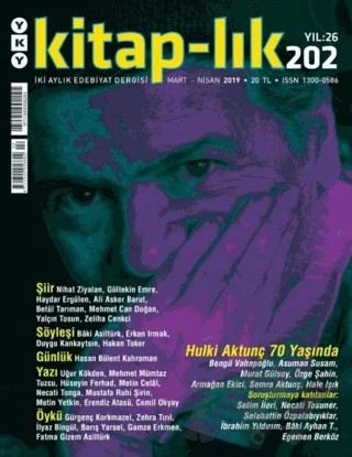 Kitap-lık Dergisi Sayı: 202 Mart - Nisan 2019 – Yapı Kredi Yayınları kitap kapağı