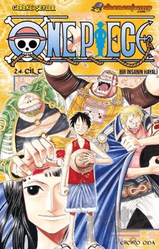 One Piece 24. Cilt – Eiiçiro Oda – Gerekli Şeyler Yayıncılık kitap kapağı