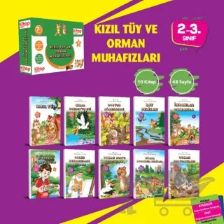 Kızıl Tüy ve Orman Muhafızları (10 Kitap - Etkinlik Testi - Değerlendirme Testi) – Ali Irmak – Kitap Kulübü Çocuk Yayınları kitap kapağı