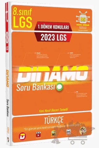 2023 LGS 1. Dönem Türkçe Dinamo Soru Bankası – Kolektif – Tonguç Akademi kitap kapağı