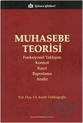 Muhasebe Teorisi – Kadir Dabbağoğlu – Türkmen Kitabevi kitap kapağı