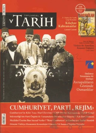 Toplumsal Tarih Dergisi Sayı: 118 – Tarih Vakfı Yurt Yayınları - Toplumsal Tarih Dergisi kitap kapağı