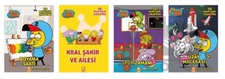 Kral Şakir Boyama 4 Kitaplık – Kolektif – Eksik Parça Yayınları kitap kapağı