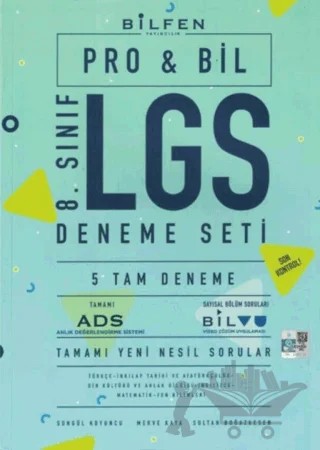 2021 8. Sınıf LGS Probil Deneme Seti – Kolektif – Bilfen Yayıncılık kitap kapağı