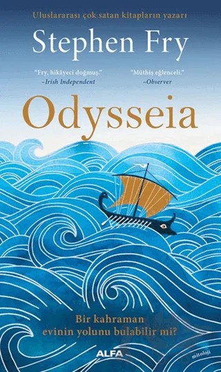 Odysseia – Stephen Fry – Alfa Yayınları kitap kapağı