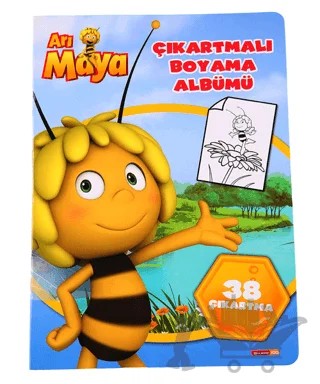 Arı Maya - Çıkartmalı Boyama Albümü – Kolektif – Doğan Egmont Yayıncılık kitap kapağı