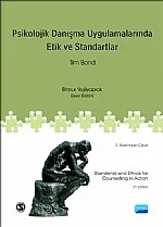 PSİKOLOJİK DANIŞMA UYGULAMALARINDA ETİK ve STANDARTLAR / Standarts and Ethics for Counselling in Action(YENİ BASKISINI ÇEVİRDİK SATIŞTA) – Tim Bond, Wıley – Nobel Akademik Yayıncılık kitap kapağı
