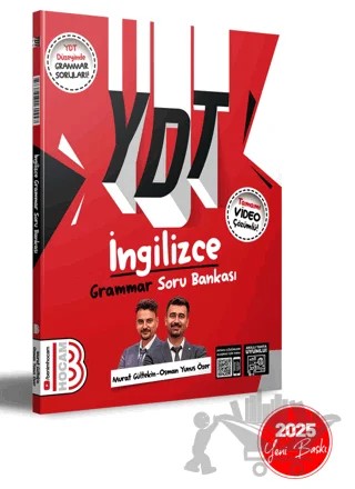 2025 YDT İngilizce Grammar Soru Bankası – Murat Gültekin, Osman Yunus Özer – Benim Hocam Yayınları kitap kapağı