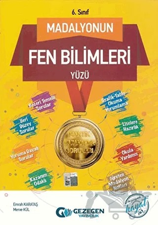 6. Sınıf Madalyonun Fen Bilimleri Yüzü – Emrah Karataş, Merve Kül – Gezegen Yayıncılık kitap kapağı