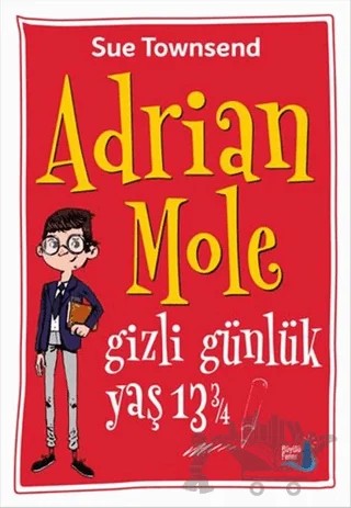 Adrian Mole - Gizli Günlük Yaş 13 ¾ – Sue Townsend – Büyülü Fener Yayınları kitap kapağı
