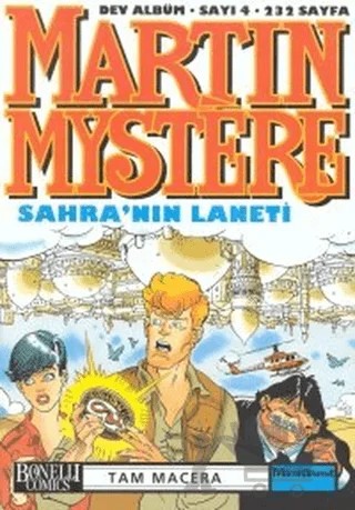 Martin Mystere Dev Albüm Sayı: 4 Sahra’nın Laneti – Vincenzo Beretta – Oğlak Yayıncılık kitap kapağı