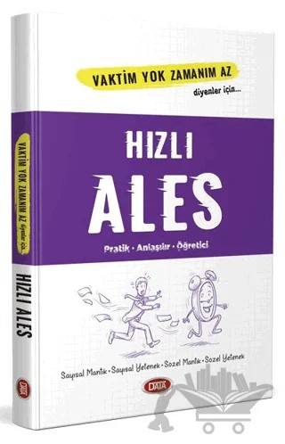 Vaktim Yok Zamanım Az Diyenler İçin Hızlı ALES – Kolektif – Data Yayınları kitap kapağı