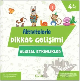 Aktivitelerle Dikkat Gelişimi - Algısal Etkinlikler – Kolektif – Floki Çocuk kitap kapağı