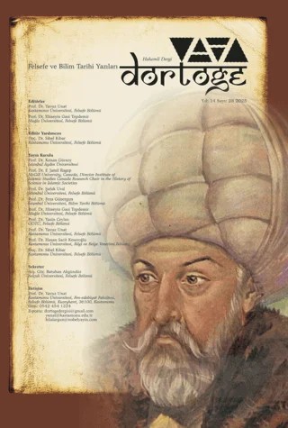 Dörtöğe Felsefe ve Bilim Tarihi Yazıları Hakemli Dergi Yıl: 14 Sayı:28 – Dörtöğe Dergisi kitap kapağı
