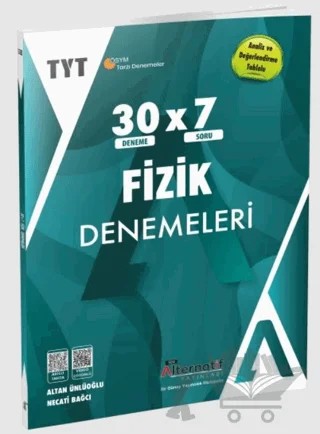 TYT Fizik 30x7 Branş Denemeleri – Kollektif – Alternatif Yayınları kitap kapağı