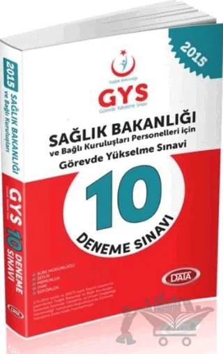 GYS Sağlık Bakanlığı 10 Deneme Sınavı 2015 – Kolektif – Data Yayınları kitap kapağı