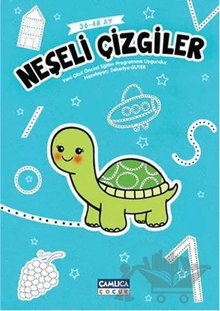 Neşeli Çizgiler – Zekeriya Guter – Çamlıca Çocuk Yayınları kitap kapağı