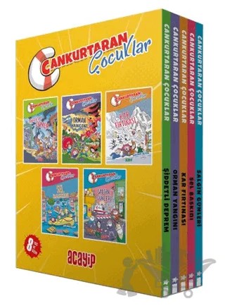 Cankurtaran Çocuklar (Kutulu 5 Kitap) – Gülhan Alışık – Acayip Kitaplar kitap kapağı
