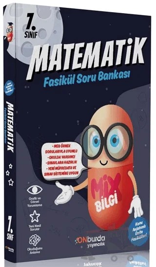 7. Sınıf Matematik Mix Bilgi Fasikül Soru Bankası – Kolektif – ONburda Yayınları kitap kapağı