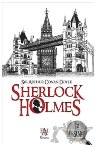 Sherlock Holmes - İz Peşinde – Sir Arthur Conan Doyle – Panama Yayıncılık kitap kapağı