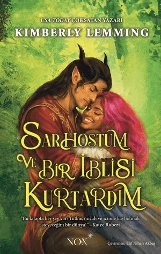 Sarhoştum ve Bir İblisi Kurtardım – Kimberly Lemming – Nox Yayınları kitap kapağı