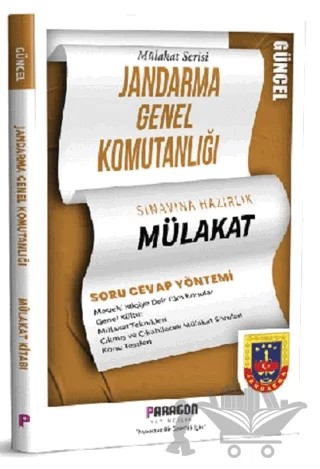 Jandarma Genel Komutanlığı Sınavına Hazırlık Mülakat – Kolektif – Paragon Yayıncılık kitap kapağı