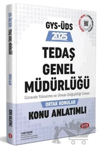 Tedaş Genel Müdürlüğü GYS - ÜDS Ortak Konular Konu Anlatımlı – Kollektif – Data Yayınları kitap kapağı