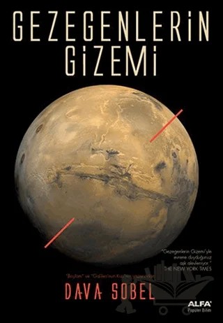 Gezegenlerin Gizemi – Dava Sobel – Alfa Yayınları kitap kapağı