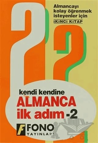 Almanca İlk Adım - 2 – Deniz Ulusoy, Zafer Ulusoy – Fono Yayınları kitap kapağı