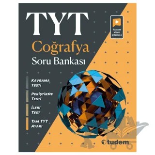 TYT Coğrafya Soru Bankası – Kolektif – Tudem Yayınları - Bayilik kitap kapağı