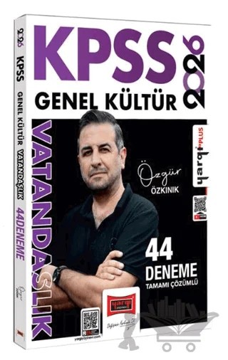 2026 KPSS Genel Kültür Tamamı Çözümlü Vatandaşlık 44 Deneme – Özgür Özkınık – Yargı Yayınevi kitap kapağı