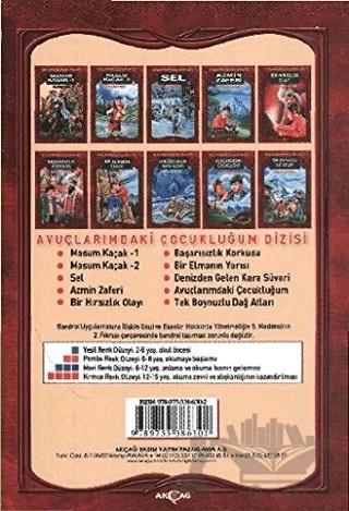 Avuçlarımdaki Çocukluğum Dizisi 12-15 Yaş (10 Kitap Takım) – Bilginer ONAN – Akçağ Yayınları kitap kapağı