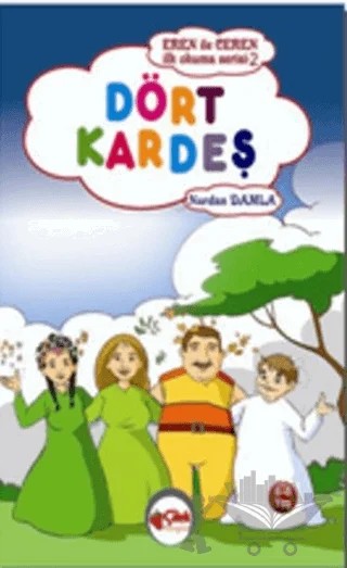Dört Kardeş - Eren ile Ceren İlk Okuma Serisi 2 – Nurdan Damla – Çilek Kitaplar kitap kapağı