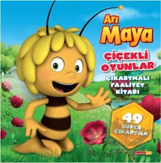 Arı Maya Çiçekli Oyunlar - Çıkartmalı Faaliyet Kitabı – Kolektif – Doğan Egmont Yayıncılık kitap kapağı