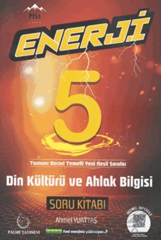 5. Sınıf Enerji Din Kültürü ve Ahlak Bilgisi Soru Kitabı – Kolektif – Palme Yayınları kitap kapağı