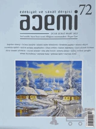 Acemi Edebiyat ve Sanat Dergisi Ocak Şubat Mart Sayı: 72 - 2025 – Acemi Dergisi kitap kapağı