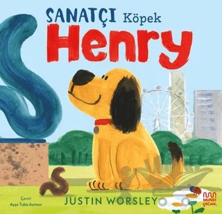 Sanatçı Köpek Henry – Justin Worsley – Mundi Çocuk kitap kapağı