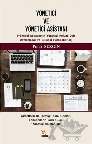 Yönetici ve Yönetici Asistanı – Pınar Sezgin – Kriter Yayınları kitap kapağı