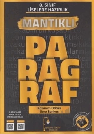 8. Sınıf Paragraf Mantıklı Soru Bankası – Kolektif – Edebiyat Sokağı Yayınları kitap kapağı