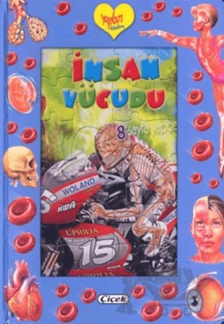Yapboz Kitabım - İnsan Vücudu – Kolektif – Çiçek Yayıncılık kitap kapağı