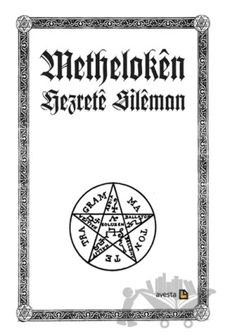 Metheloken Hezrete Sileman – Kamiran Ali Bedirxan – Avesta Yayınları kitap kapağı